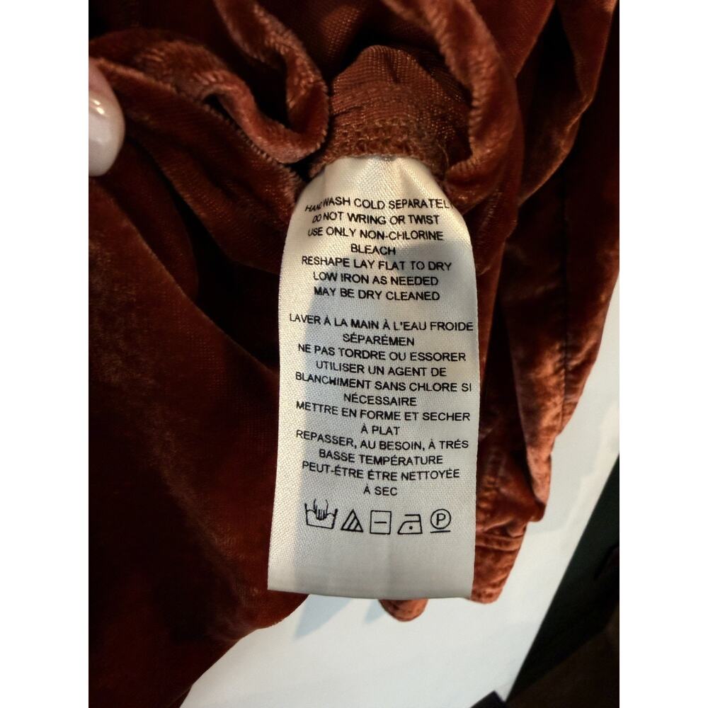 Anthropologie Pilcro Classic Long Sleeve Relaxed Velvet Buttondown - Medium - Picture 7 of 10